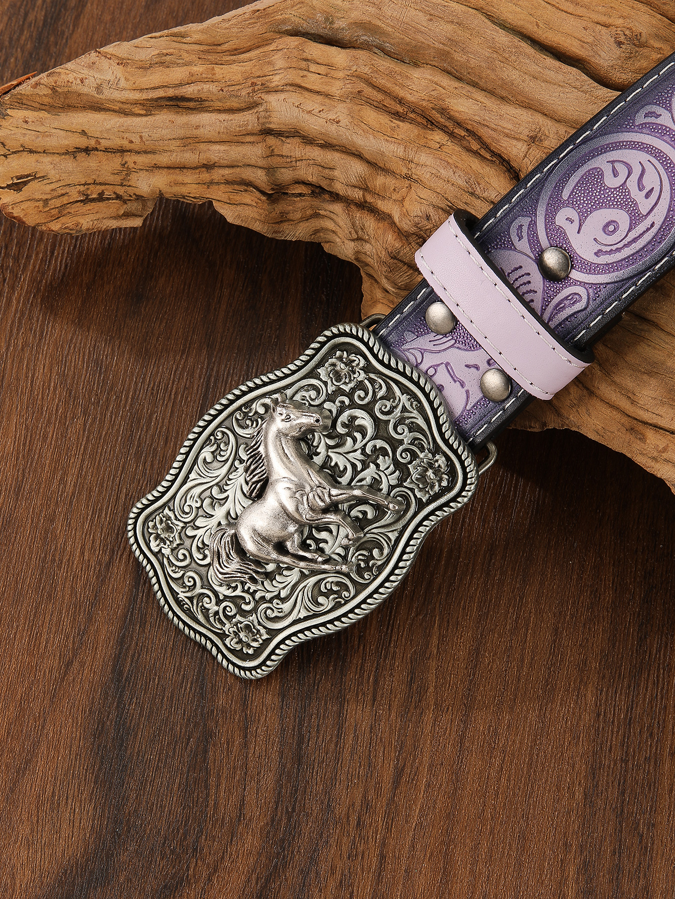 A purple Western cowboy-style  - Corset Waist Cinch recension och pris