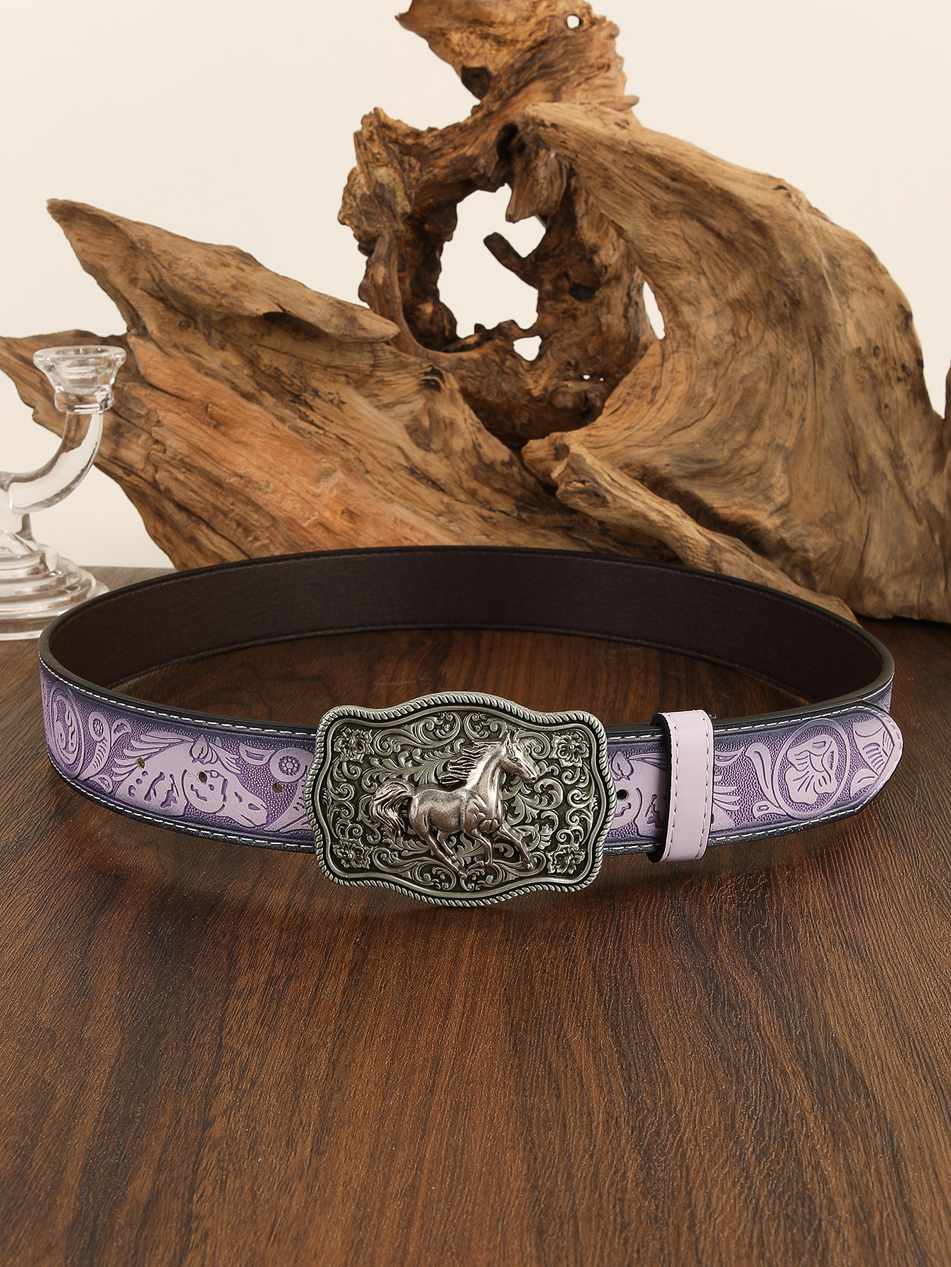 A purple Western cowboy-style  - Corset Waist Cinch recension och pris
