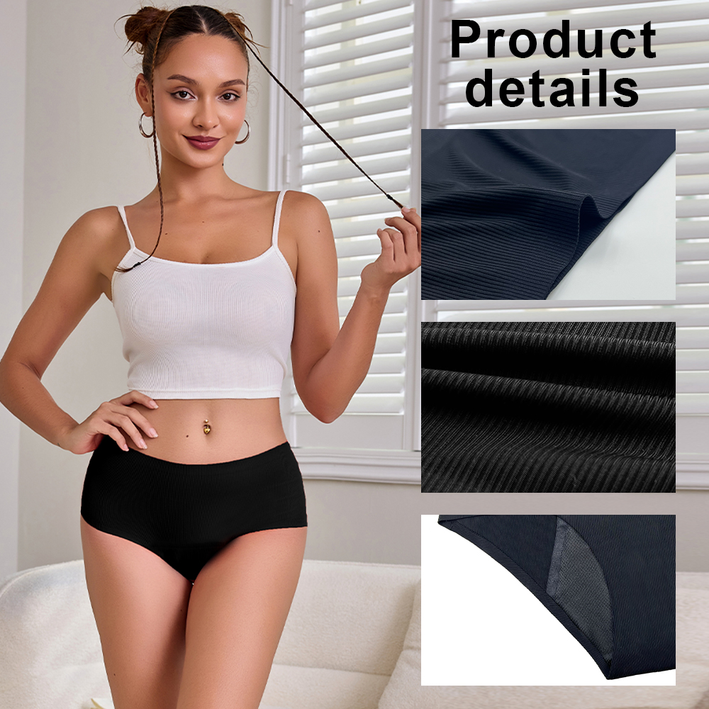 Hot Sale Mid-Rise Seamless Men - Period Panty Absorbent recension och pris