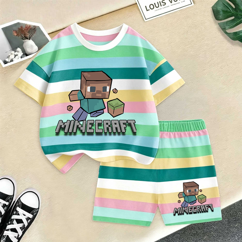 Minecrafted Girl boy Summer T  - Boyshort Underwear recension och pris