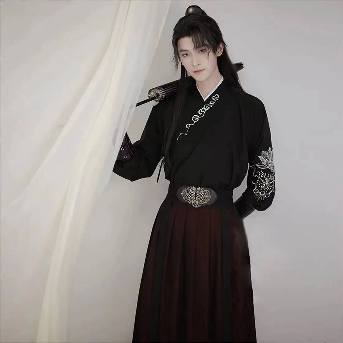 Ancient knight hanfu men women - Robe Silk Women recension och pris