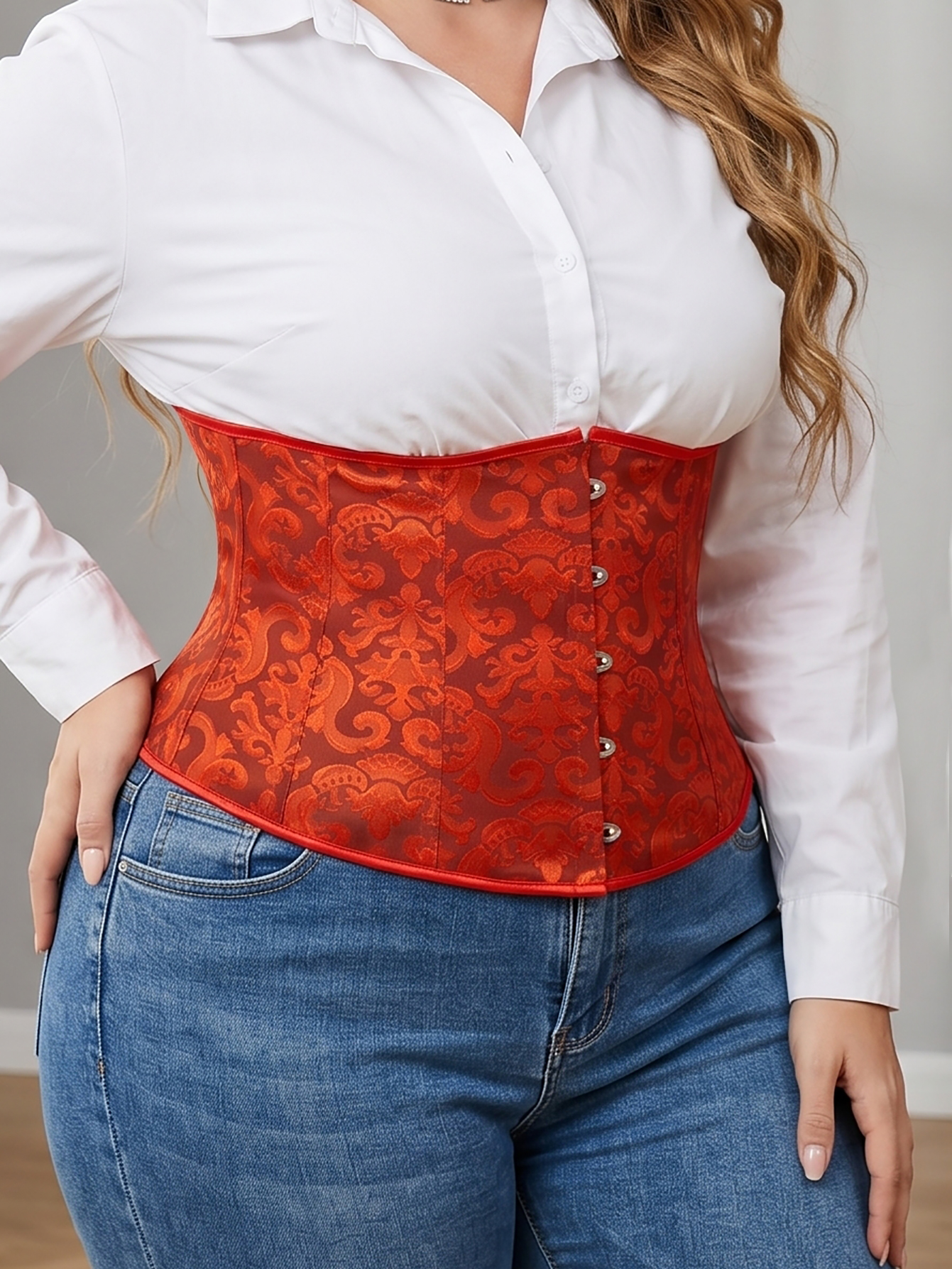 Women's Plus Size Court Lace W - Corset Waist Cinch recension och pris