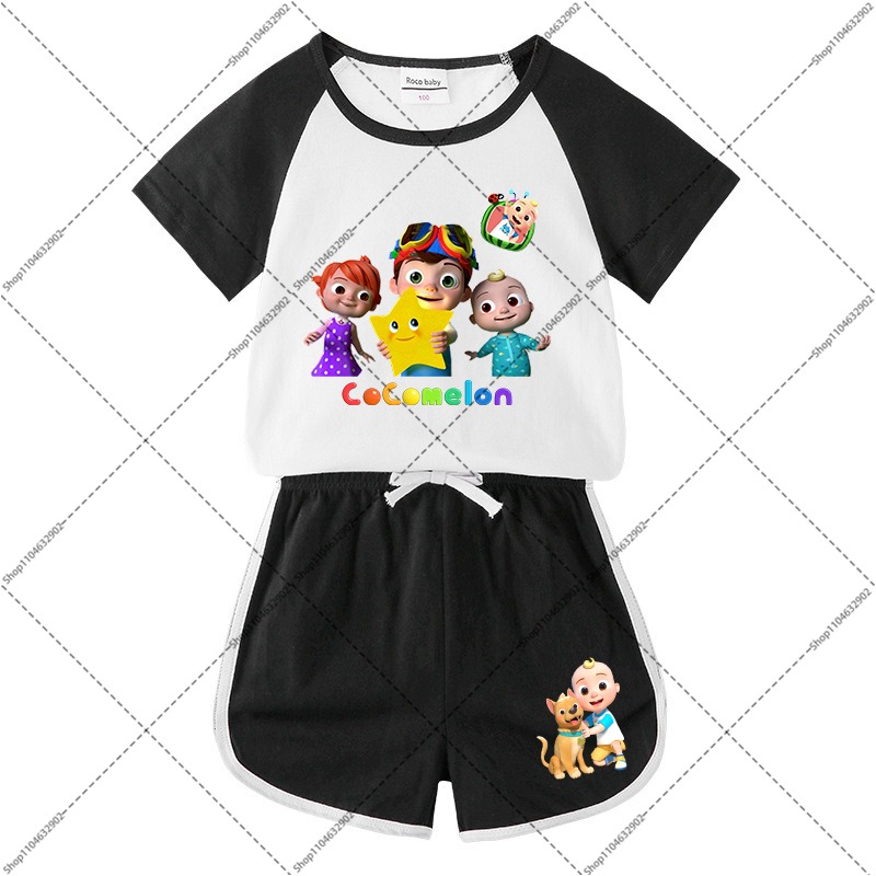 2PCS Cocomelons Kids T-shirts  - Boyshort Underwear recension och pris