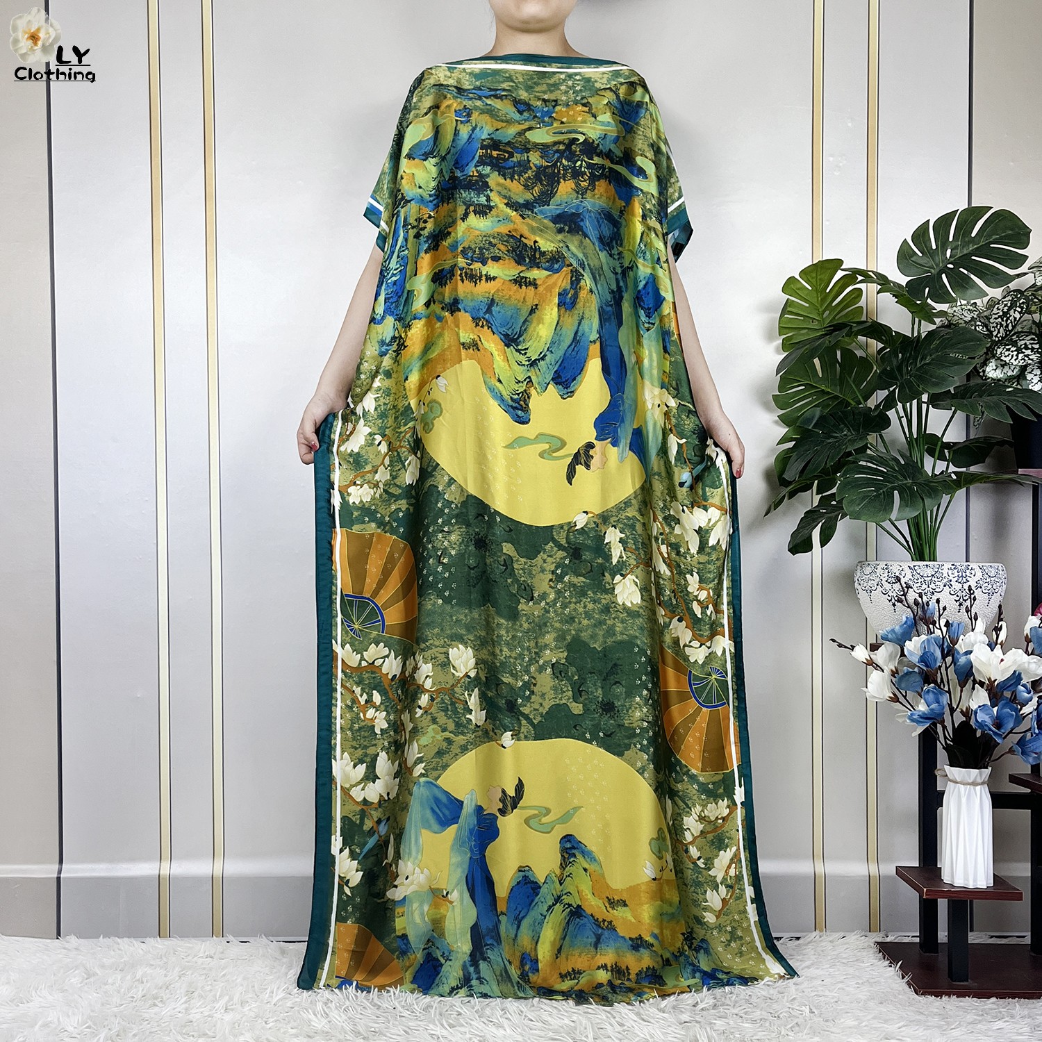 Muslim Abayas For Women 2023 N - Robe Silk Women recension och pris