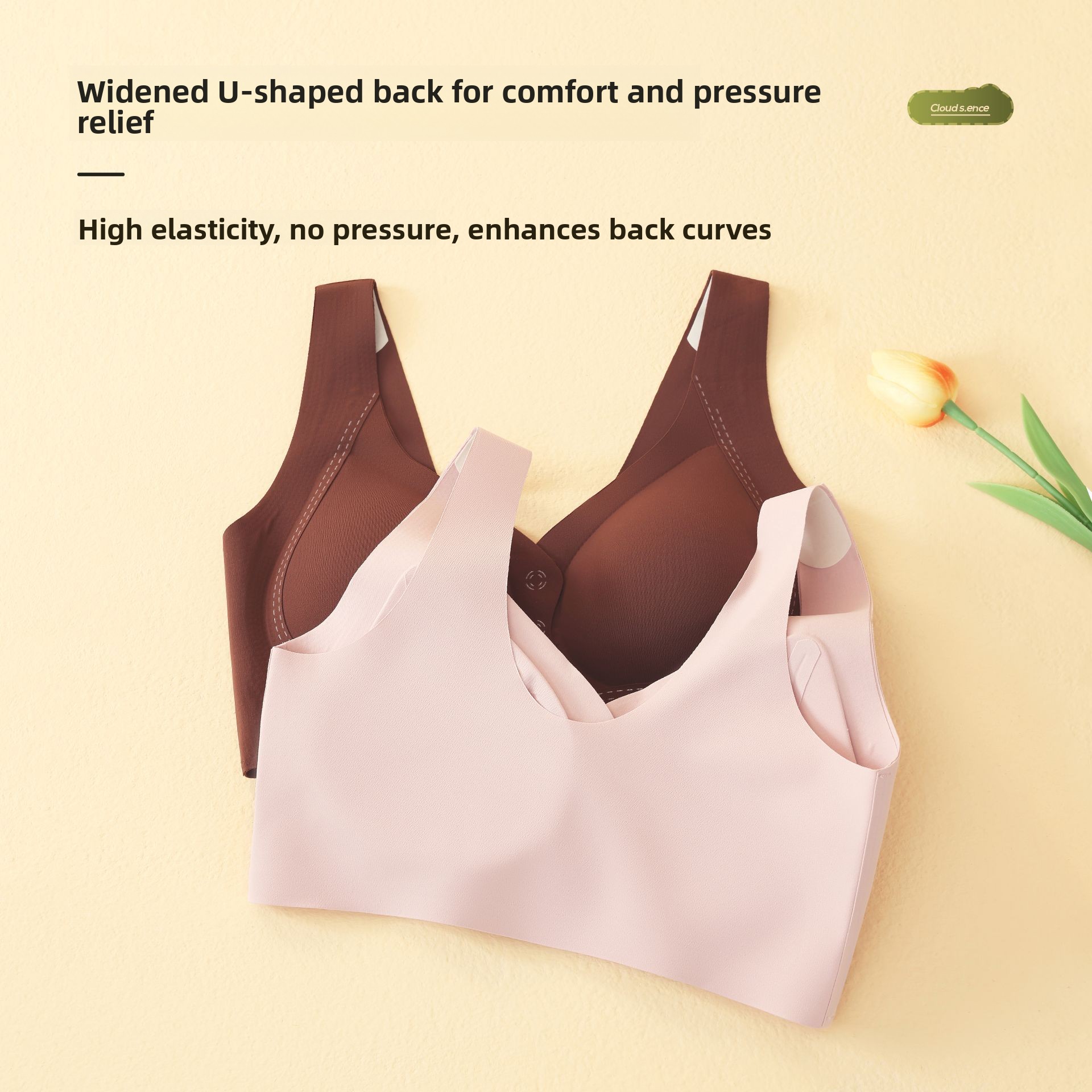 Soft Support Nursing Bra with  - Push Up Bra Padded recension och pris