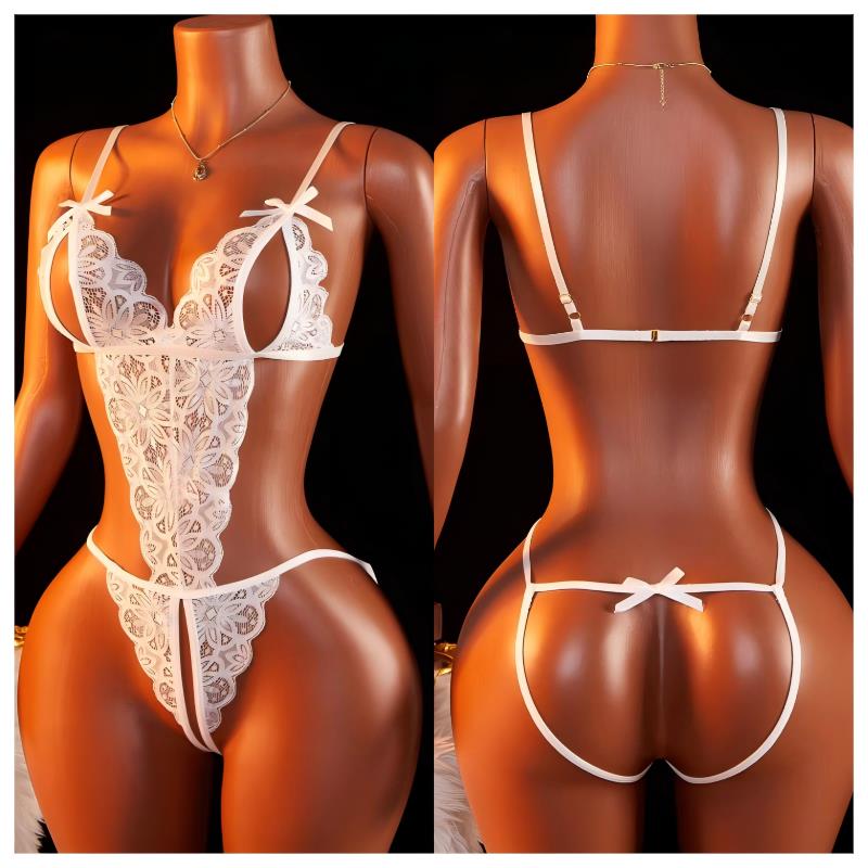 Open Bra Lingerie Set Erotic U - Bodystocking Fishnet recension och pris
