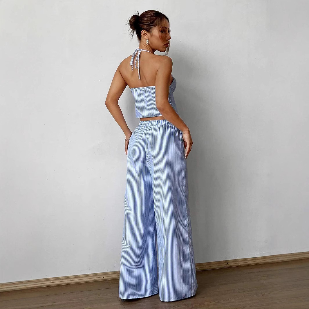 Striped Lace Up Camisole Colla - Cami Top Lace recension och pris