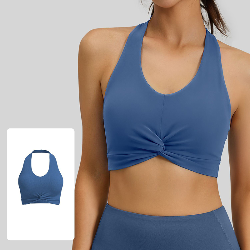 New Women Halter Neck Sports B - Push Up Bra Padded recension och pris