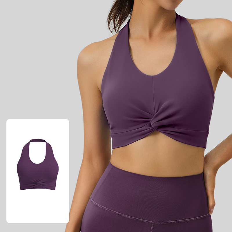 New Women Halter Neck Sports B - Push Up Bra Padded recension och pris