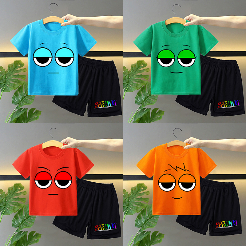 Sprunki 2pcs T-shirt and Short - Boyshort Underwear recension och pris