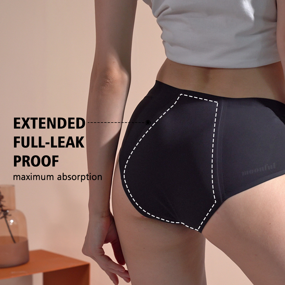 Seamless Menstruation Panties  - Period Panty Absorbent recension och pris