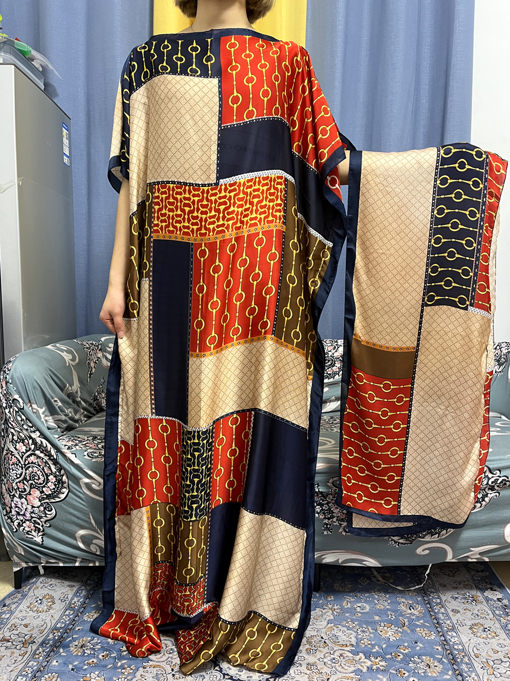 Abayas For Women Dubai Kaftan  - Robe Silk Women recension och pris