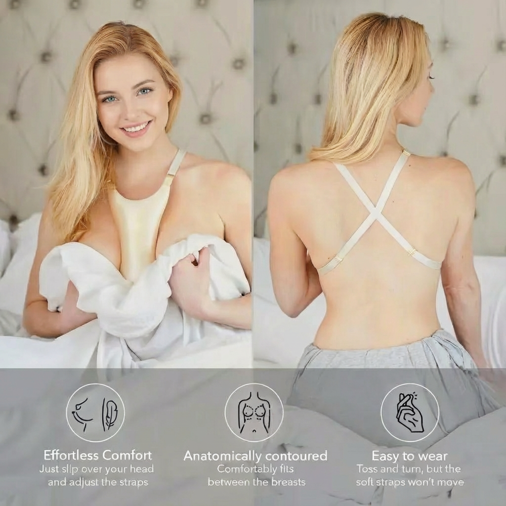 Side Sleeper Pillow for Breast - Nursing Bra Sleep recension och pris