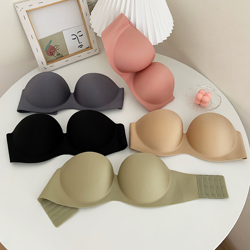 FINETOO Sexy Strapless Bras Wo - Bralette Wireless Soft recension och pris
