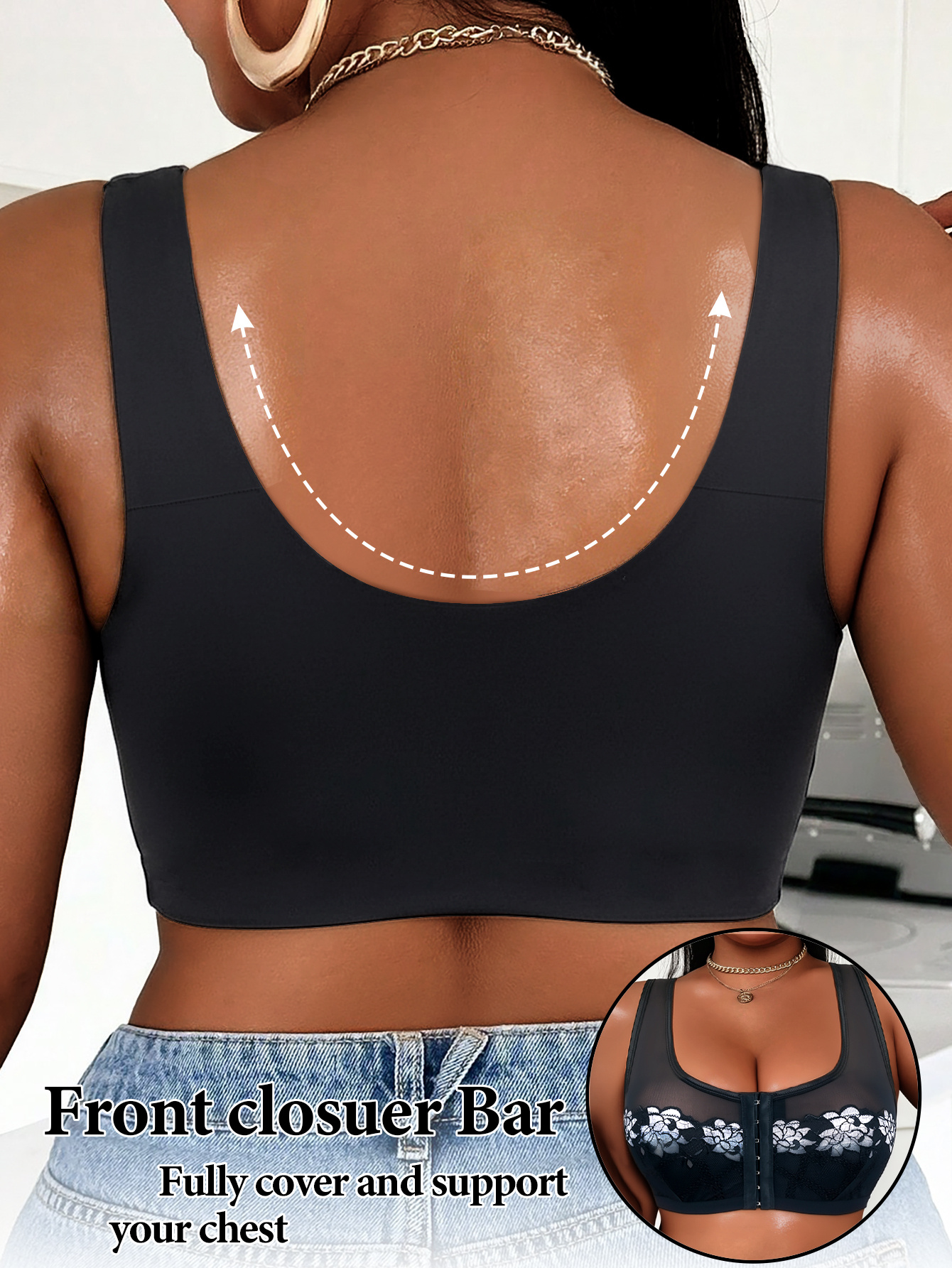 1PC Women's Push-up Bra, Wide  - Push Up Bra Padded recension och pris