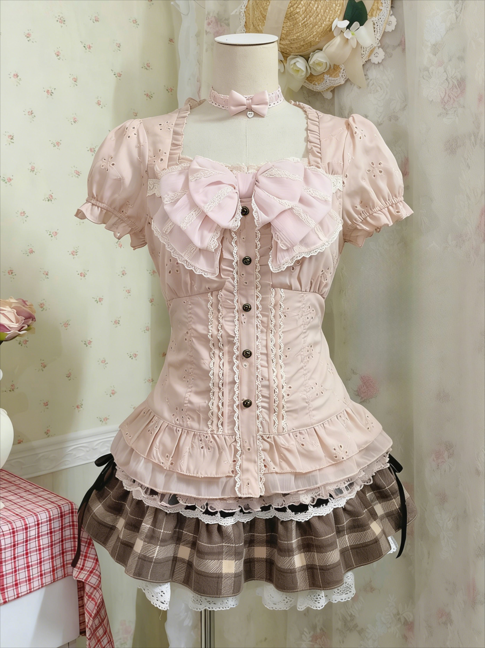 Japanese Sweet Three Piece Set - Cami Top Lace recension och pris